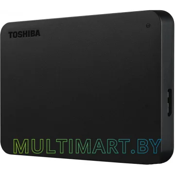 Внешний жесткий диск Toshiba Canvio Basics 4TB + USB-C Adapter HDTB440EK3CBH картинка 3